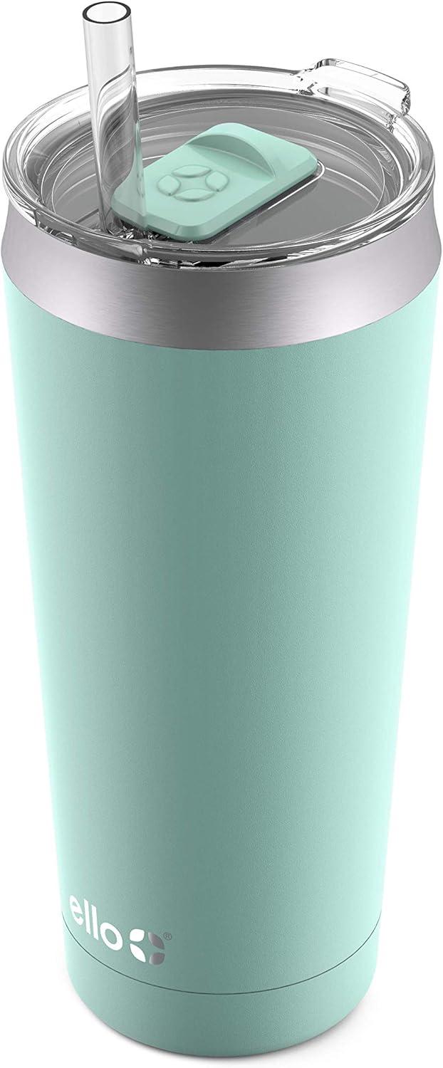 imageEllo Beacon Vacuum Insulated Stainless Steel Tumbler with Slider Lid and Optional StrawYucca