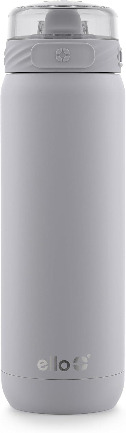 imageEllo Cooper 32oz Stainless Steel Water Bottle with Straw and Carry Handle Double Walled and Vacuum Insulated Metal Leak Proof Locking Lid with Soft Silicone Spout Reusbale BPA Free Halogen BlueGray