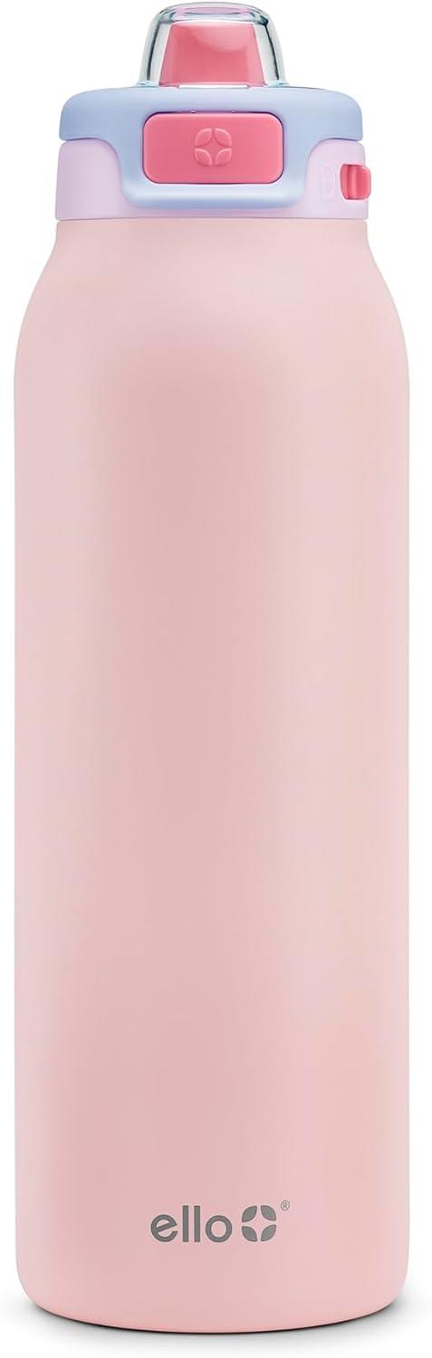 imageEllo Pop amp Fill Stainless Steel Water Bottle with Quick Fill Technology Double Walled Vacuum Insulated Metal Leak Proof Locking Lid Sip amp Chug BPA Free Holiday Gift for Him Her 22oz 32oz 40ozHeavenly Hues