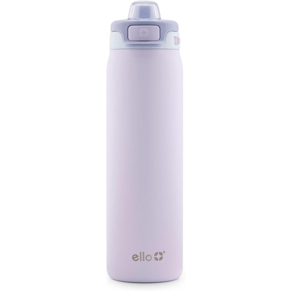 imageEllo Pop amp Fill Stainless Steel Water Bottle with Quick Fill Technology Double Walled Vacuum Insulated Metal Leak Proof Locking Lid Sip amp Chug BPA Free Holiday Gift for Him Her 22oz 32oz 40ozAurora
