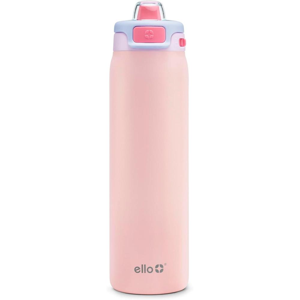 imageEllo Pop amp Fill Stainless Steel Water Bottle with Quick Fill Technology Double Walled Vacuum Insulated Metal Leak Proof Locking Lid Sip amp Chug BPA Free Holiday Gift for Him Her 22oz 32oz 40ozHeavenly Hues