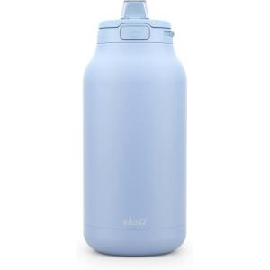 Ello Hydra 64oz Half Gallon Vacuum Insulated Stainless Steel Jug with Locking(Halogen Blue)