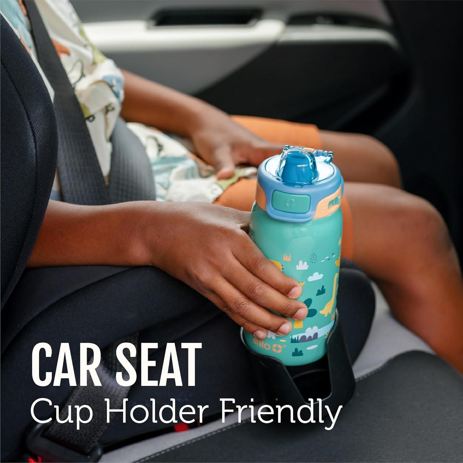 imageEllo Kids Pop amp Fill 12oz Toddler Water Bottle with Quick Fill Lid DoubleWall Vacuum Insulated Stainless Steel Leak Proof BPA Free Sip amp Chug For School Lunchboxes To the RescueTo the Rescue