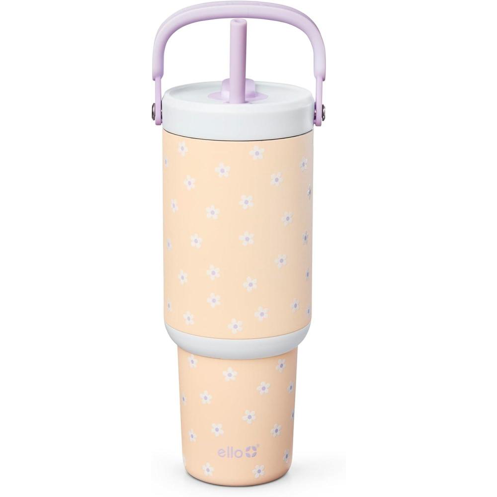Ello Oasis Go+ 32oz Tumbler with Top Handle and Retracting Straw ...