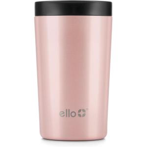 Ello Jones Stainless Steel Travel Coffee Mug – Travel Tea Mug, 11oz, Rosegold(Rosegold)