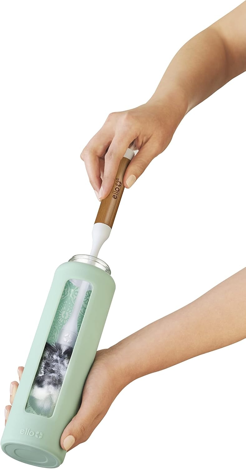 image:imageEllo Bottle Brush and Straw Cleaning Set Perfect for Cleaning Large Waterbottles and Tumblers Dishwasher Safe BPA Free