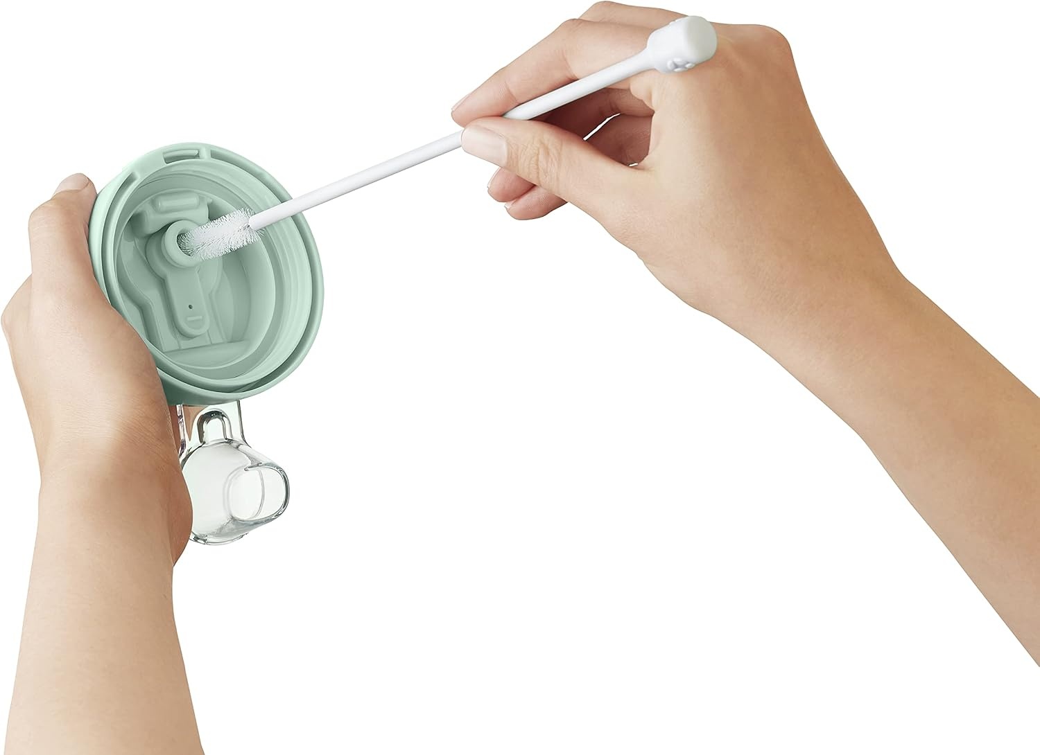 image:imageEllo Bottle Brush and Straw Cleaning Set Perfect for Cleaning Large Waterbottles and Tumblers Dishwasher Safe BPA Free