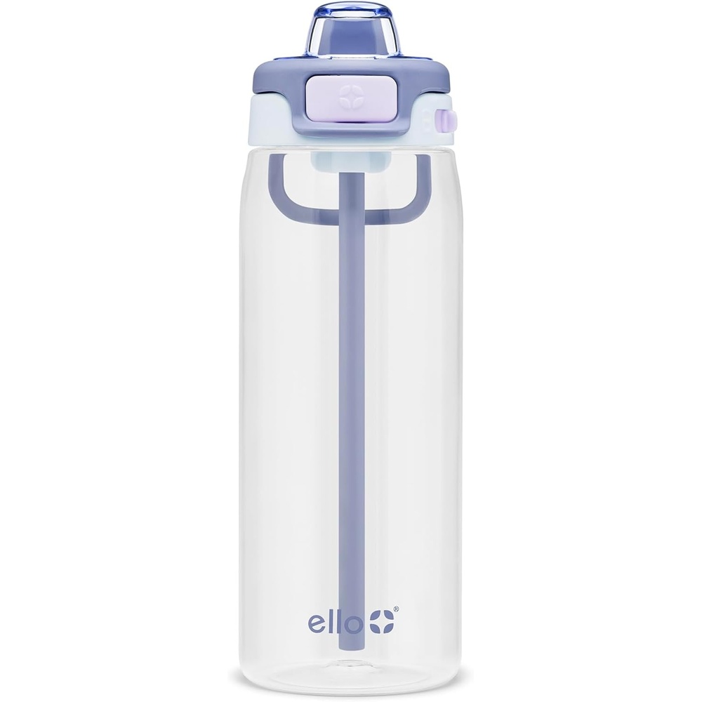 image:imageEllo Pop amp Fill 22oz Tritan Plastic Water Bottle with Quick Fill Technology Clear Water Bottle for School College Travel Leakproof Locking Lid Straw and Chug Reusable BPAFree BlackAurora