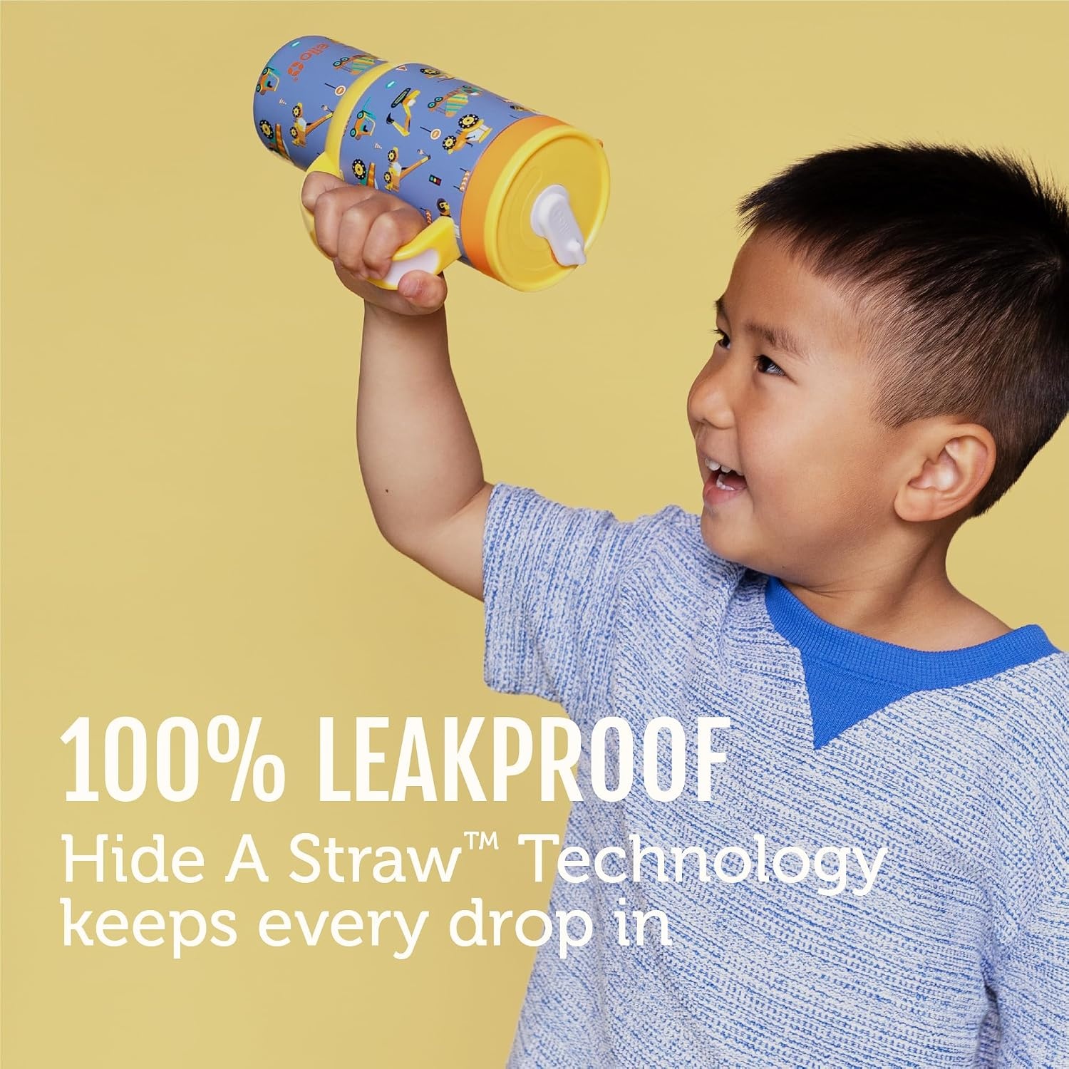 image:imageEllo Oasis Go 14oz Insulated Stainless Kids Tumbler with Straw A La Mode Leakproof kids tumbler with top handle and retracting straw BPAfree keeps drinks cold great for school and travelLighthouse