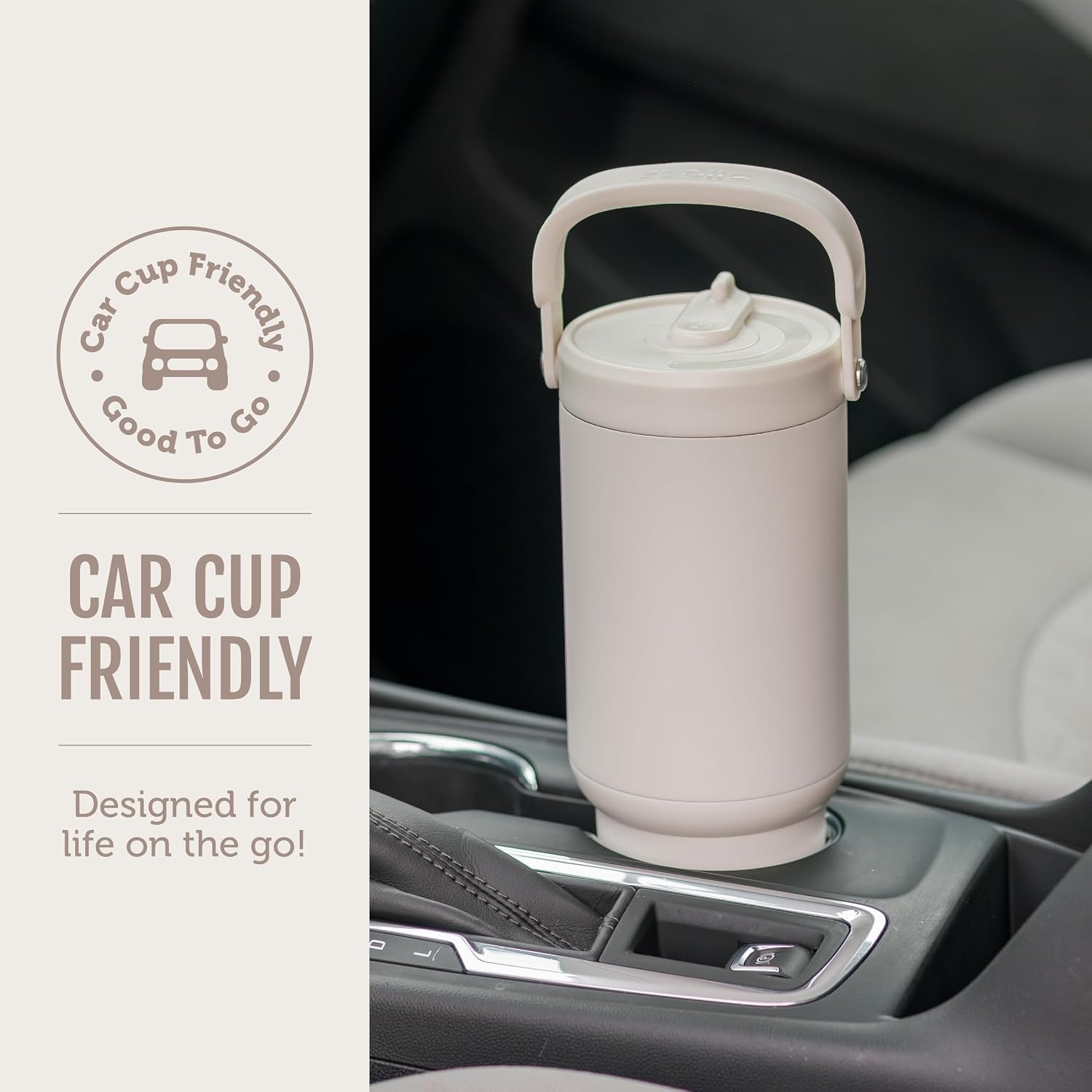image:imageEllo Oasis Go 32oz Tumbler with Top Handle and Retracting Straw Reusable Insulated Stainless Steel Cup 100 Leakproof Water Bottle 24 Hours Cold Cup Holder Friendly For Travel Black LacePython