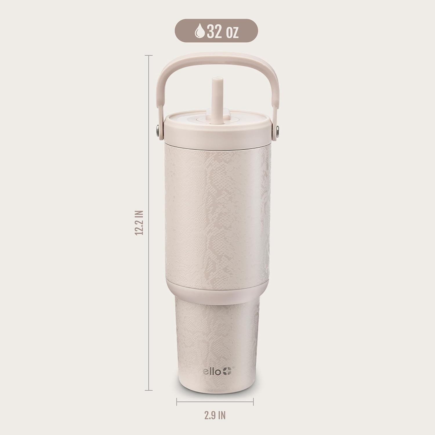 image:imageEllo Oasis Go 32oz Tumbler with Top Handle and Retracting Straw Reusable Insulated Stainless Steel Cup 100 Leakproof Water Bottle 24 Hours Cold Cup Holder Friendly For Travel Red VelvetPython