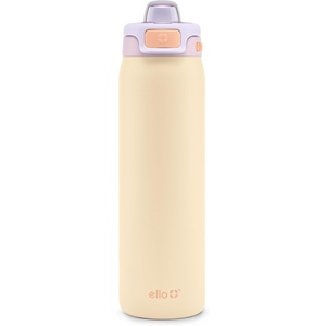 Ello Pop & Fill Insulated Stainless Steel Water Bottle with Quick Fill Lid, Leakproof Locking, Sip or Chug Spout, BPA-Free, Double Wall Vacuum Insulated for Sports, Travel & School- 22oz / 32oz / 40oz(Pastel Paradise)