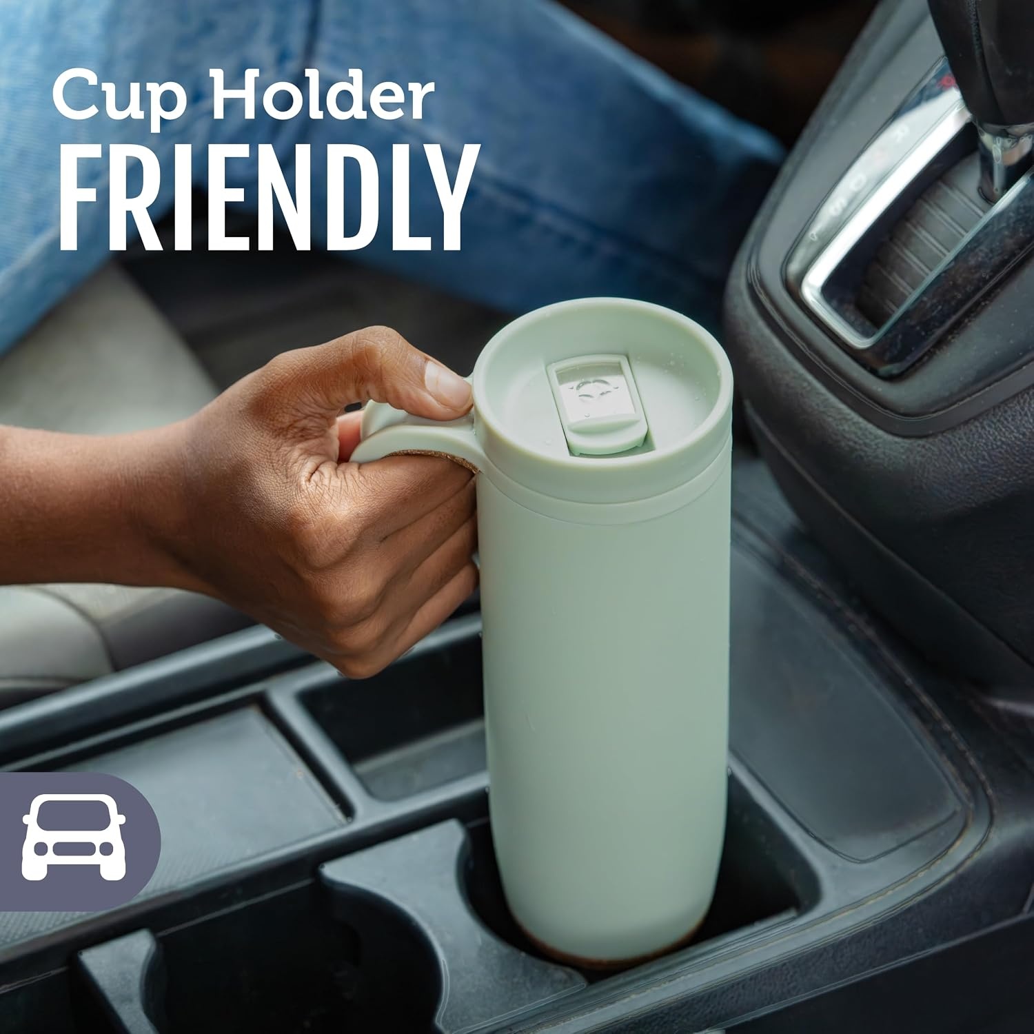 image:imageEllo Magnet 18oz Vacuum Insulated Stainless Steel Travel Mug with Side Handle and LeakProof Slider Lid and Builtin Coaster Keeps Hot for 5 Hours Perfect for Coffee or Tea BPAFree Porcelain RosePython