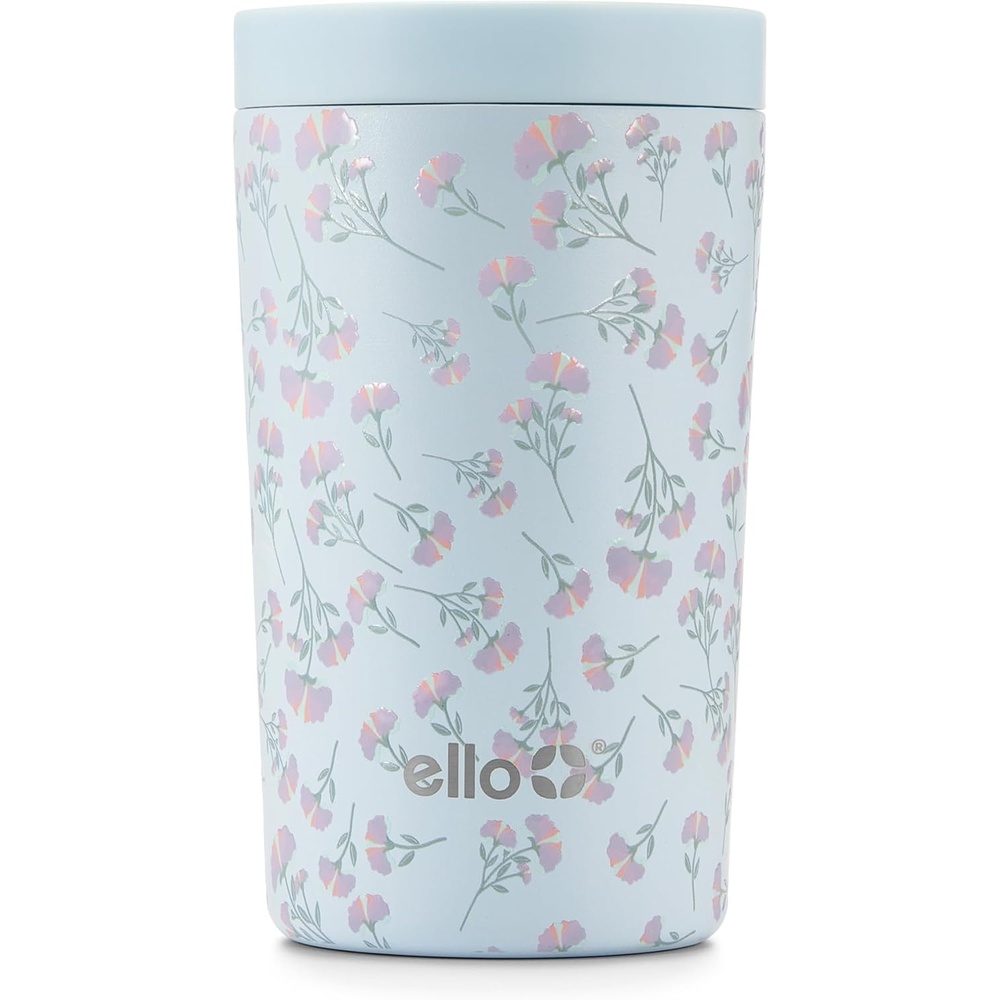 image:imageEllo Jones 11oz Vacuum Insulated Stainless Steel Travel Mug Tiny Dot BlushSerene Blooms