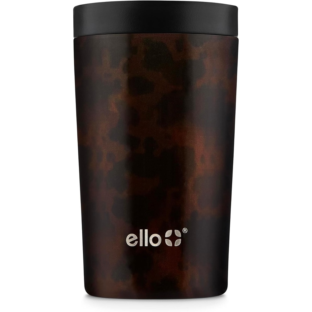 image:imageEllo Jones 11oz Vacuum Insulated Stainless Steel Travel Mug Tiny Dot BlushTortoise Shell